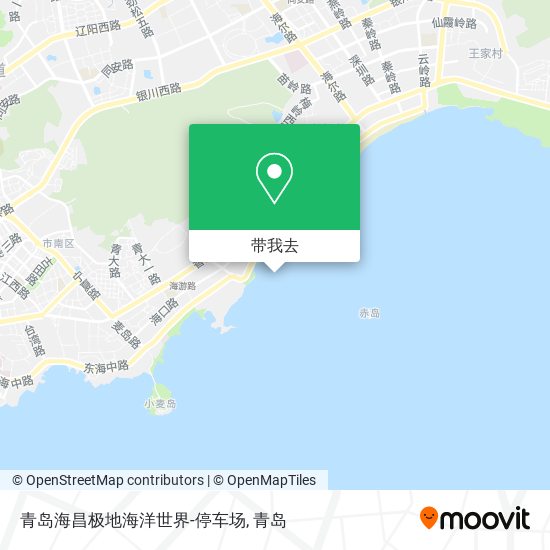 青岛海昌极地海洋世界-停车场地图