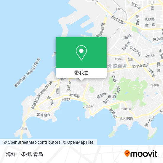 海鲜一条街地图