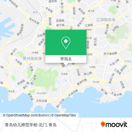 青岛幼儿师范学校-北门地图