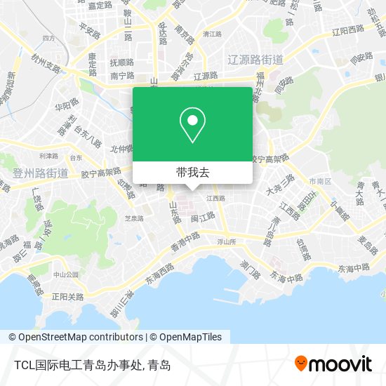 TCL国际电工青岛办事处地图