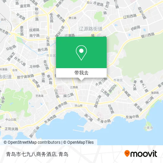 青岛市七九八商务酒店地图