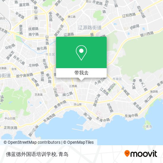 佛蓝德外国语培训学校地图