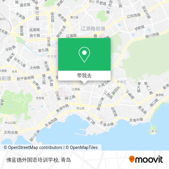 佛蓝德外国语培训学校地图
