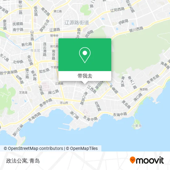 政法公寓地图