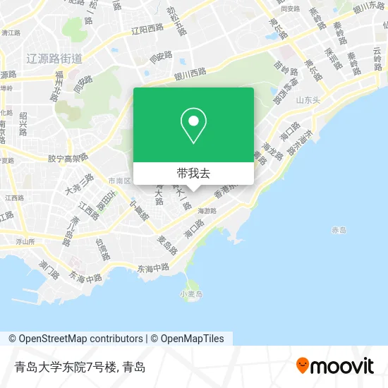 青岛大学东院7号楼地图
