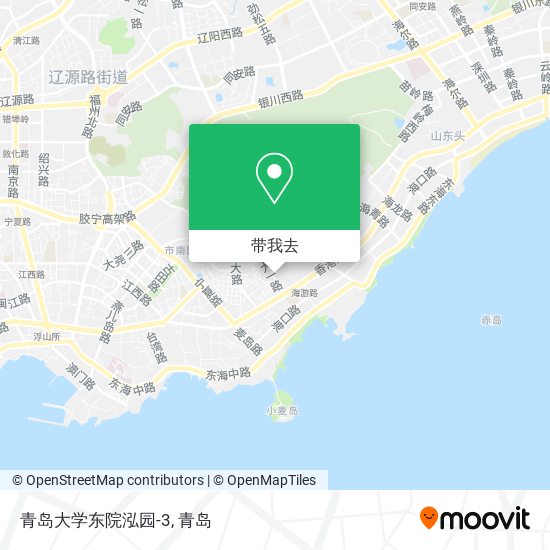 青岛大学东院泓园-3地图