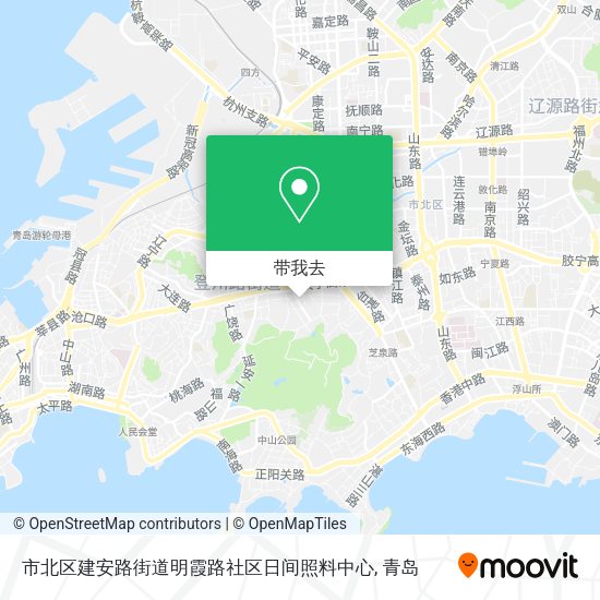 市北区建安路街道明霞路社区日间照料中心地图