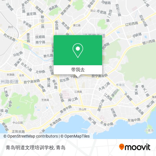 青岛明道文理培训学校地图