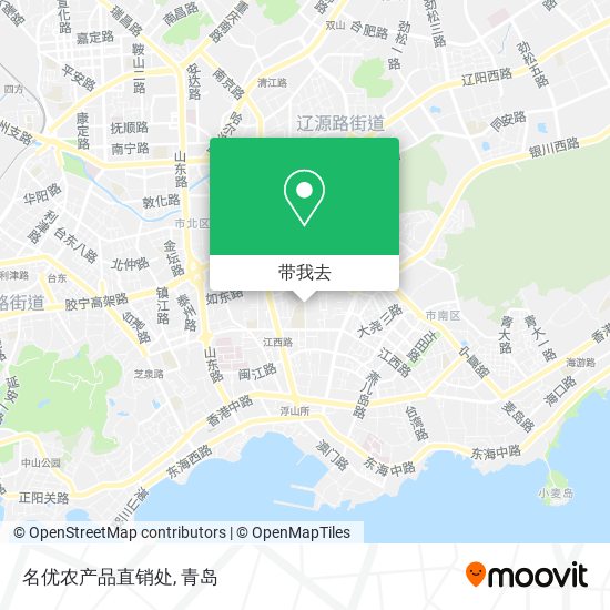 名优农产品直销处地图