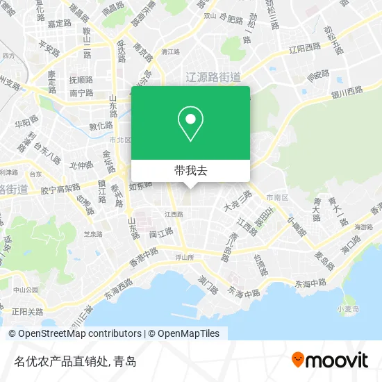 名优农产品直销处地图