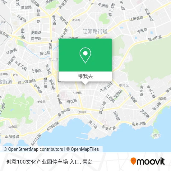 创意100文化产业园停车场-入口地图