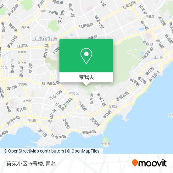 荷苑小区-6号楼地图