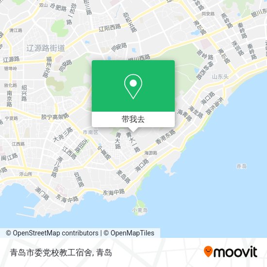 青岛市委党校教工宿舍地图