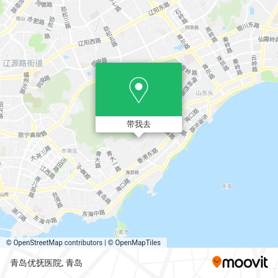 青岛优抚医院地图