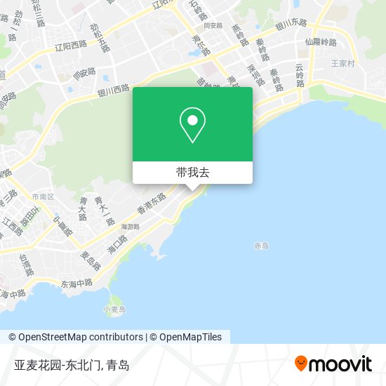 亚麦花园-东北门地图