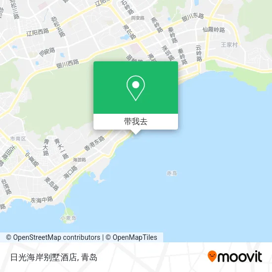 日光海岸别墅酒店地图