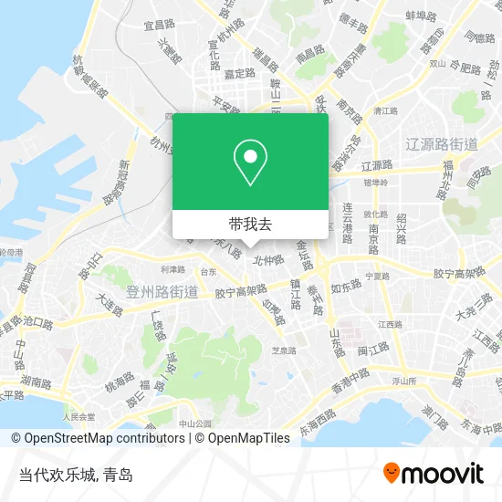 当代欢乐城地图