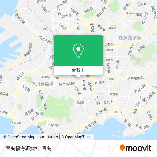 青岛福海狮旅社地图