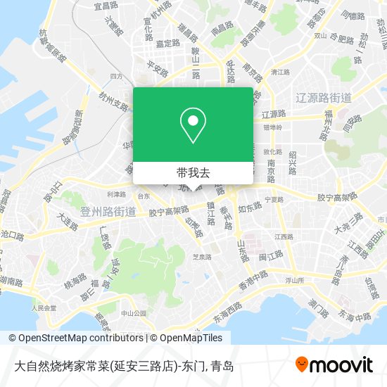 大自然烧烤家常菜(延安三路店)-东门地图