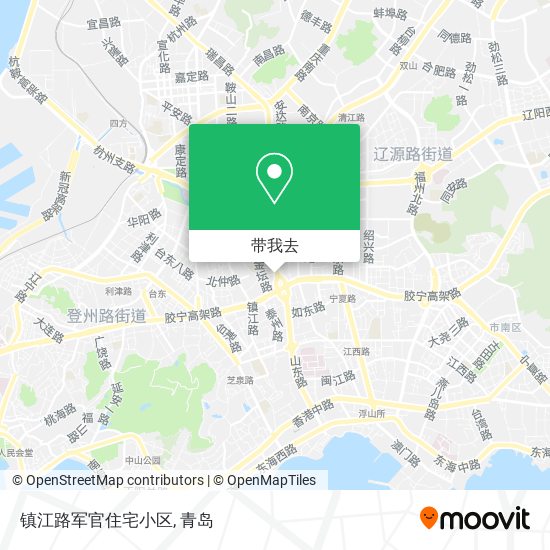 镇江路军官住宅小区地图