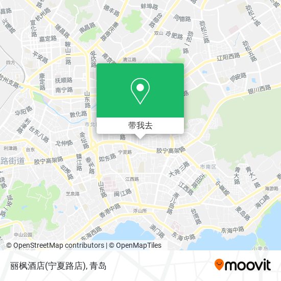 丽枫酒店(宁夏路店)地图