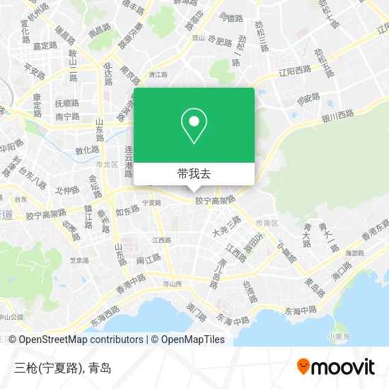 三枪(宁夏路)地图