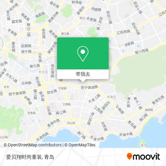 爱贝翔时尚童装地图