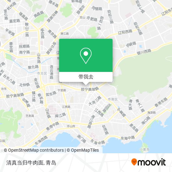 清真当归牛肉面地图