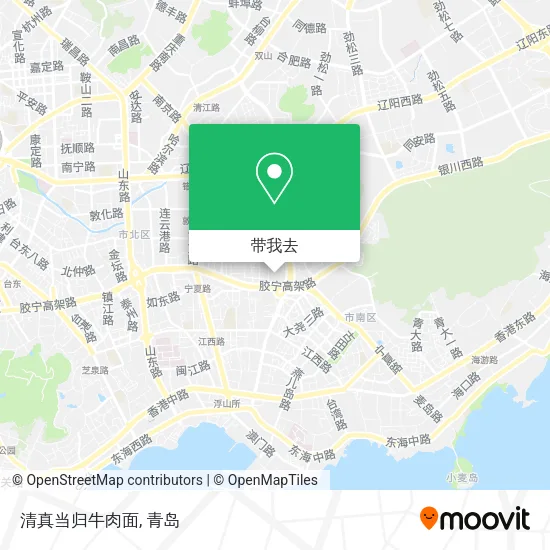 清真当归牛肉面地图