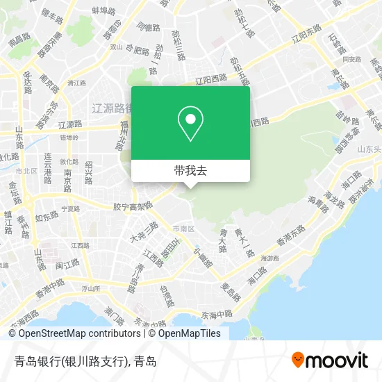 青岛银行(银川路支行)地图