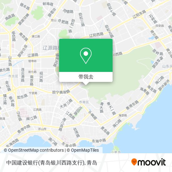 中国建设银行(青岛银川西路支行)地图