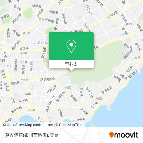 莫泰酒店(银川西路店)地图