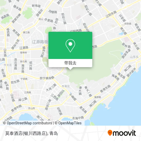 莫泰酒店(银川西路店)地图