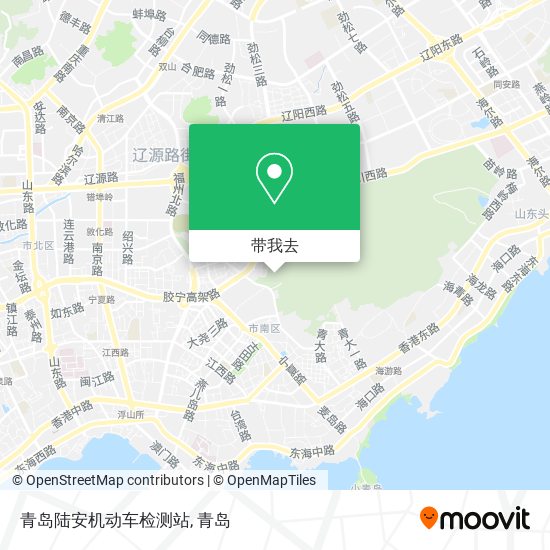 青岛陆安机动车检测站地图