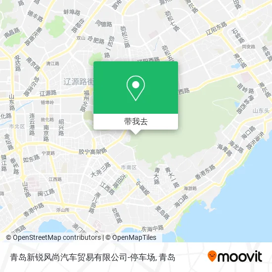 青岛新锐风尚汽车贸易有限公司-停车场地图