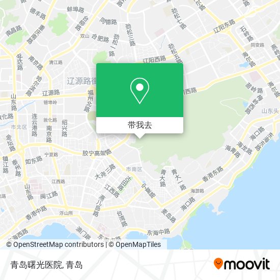 青岛曙光医院地图