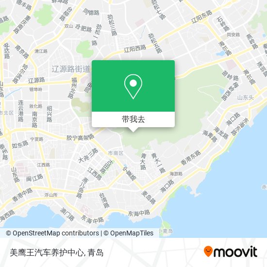 美鹰王汽车养护中心地图