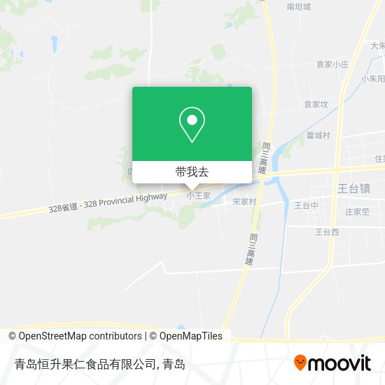 青岛恒升果仁食品有限公司地图