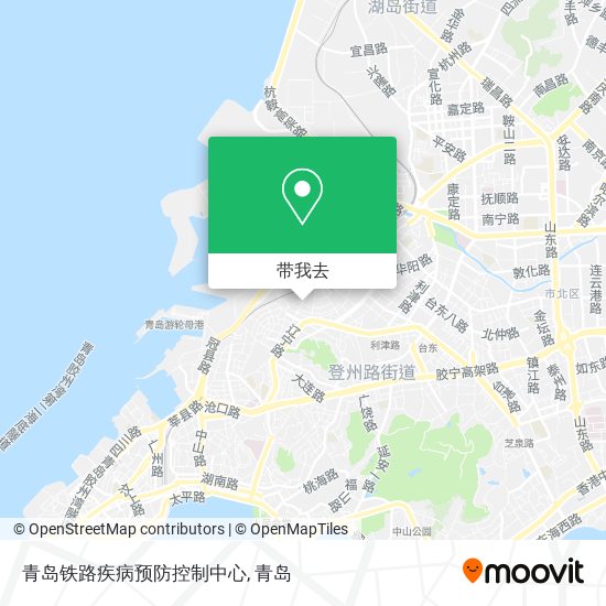 青岛铁路疾病预防控制中心地图