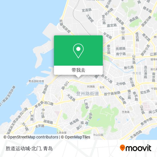 胜道运动城-北门地图
