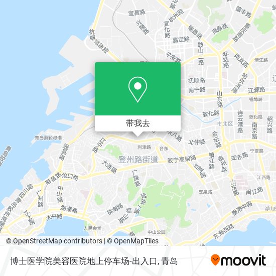 博士医学院美容医院地上停车场-出入口地图