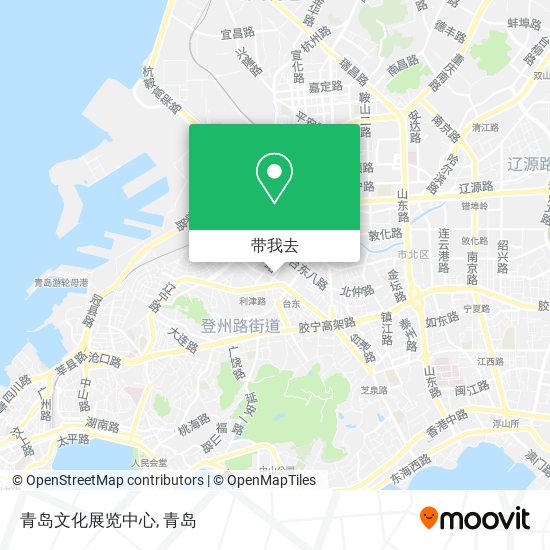 青岛文化展览中心地图