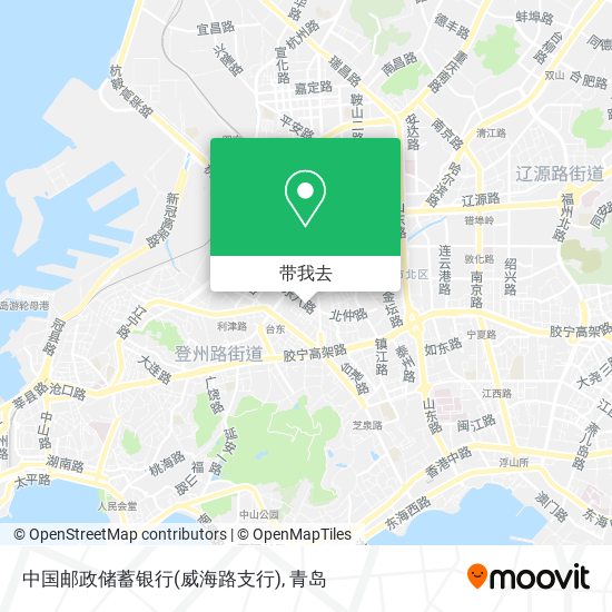 中国邮政储蓄银行(威海路支行)地图