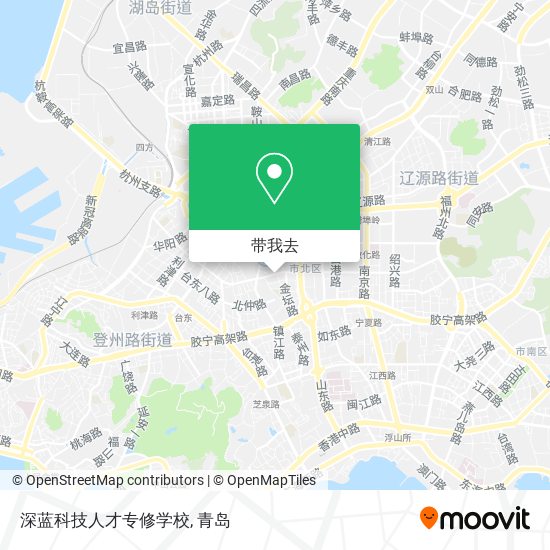 深蓝科技人才专修学校地图
