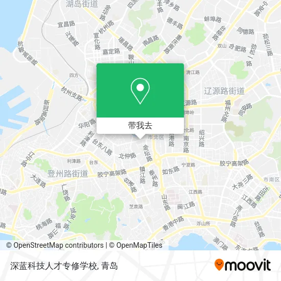 深蓝科技人才专修学校地图