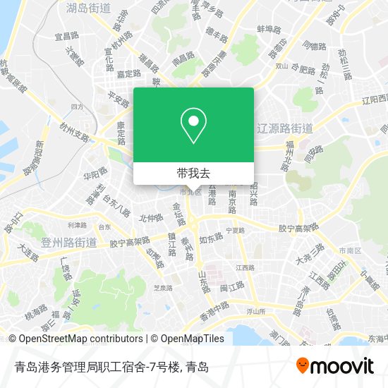 青岛港务管理局职工宿舍-7号楼地图