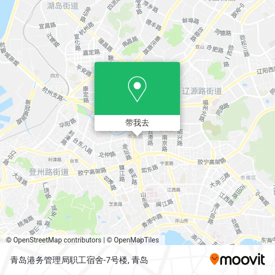 青岛港务管理局职工宿舍-7号楼地图