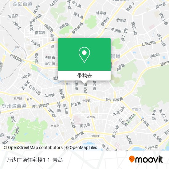 万达广场住宅楼1-1地图