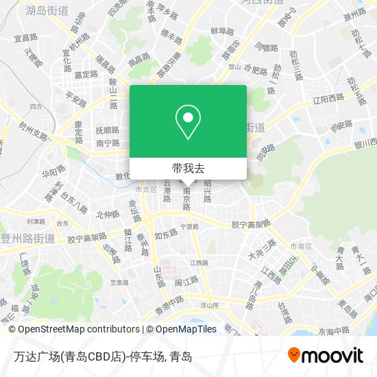 万达广场(青岛CBD店)-停车场地图