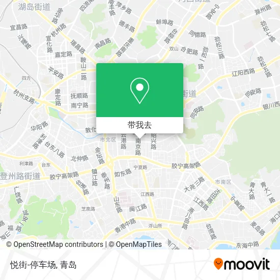 悦街-停车场地图